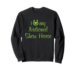 I Love My National Show - Istruttore per equitazione Felpa