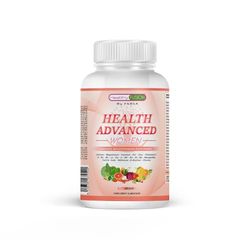 Healthy Fusion, Health Advanced Women | Complexe Multivitaminé pour Femmes | Calcium, Magnésium, Fer, Vitamines A, C, E, B12, D3, B9, B6 | Energie & Immunité | 60 Capsules