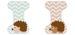 small foot Set de Lettres en Bois Chambre d'enfant I, en Bois certifié FSC® 100%, Lettres Animaux à Collectionner, 12516