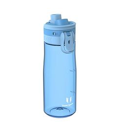 Super Sparrow Vattenflaska 750ml - Dricksflaska med Sugrör BPA-Fri, Läckfri - Idealisk Tritan Sportflaska för Sport, Cykel, Fitness, Universitet, Utomhus - Lätt, Hållbar Dricksflaska