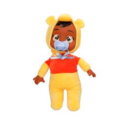 Bebes Llorones Tiny Cuddles Disney Winnie The Pooh, Muñeco Bebé Suave Tiny Cuddles Inspirada en Winnie The Pooh de Disney, Llora Lágrimas Reales, Juquete para Niñas y niños de 18+ Meses