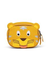 Affenzahn Borsa da Manubrio con Supporto in Strappo per Bicicletta, Monopattino e Balance Bike Tigre - Giallo