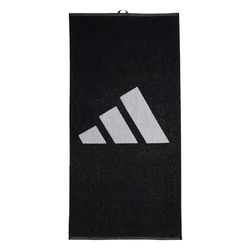 adidas Uniseks-Volwassen Brand Stripes Towel, Black/White, S