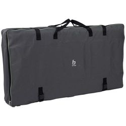 Bo-Camp - Bolsa de transporte para 2 cadeiras de campismo, 118 x 65 x 18 cm, cor cinzento-escuro