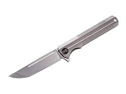 WE Knife Unisex - volwassenen Syncro Gray zakmes, zilver, 9.8
