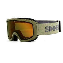 SINNER Duck Mountain-Matte Moss Green-Double Full Red Mirror-Cat. S3 Lunettes de soleil, adultes, unisexe, multicolore (multicolore), taille unique