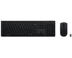 Lenovo Teclado inalámbrico Profesional Recargable y ratón Combinado – alemán