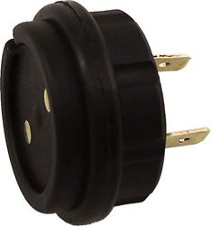 Conector / Adaptador magnético hembra a bordo vehículo para la recarga de la batería - Compatible con cargador BC (12V max 15 Amp)