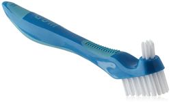 GUM Lot de 6 brosses à dents simples à poils plats (2 têtes de nettoyage), couleur aléatoire