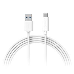 XLayer 214354 USB-kabel 1 m USB A USB C Mannelijk Wit - USB-kabels (1 m, USB A, USB C, 3.0 (3.1 Gen 1), 5000 Mbps, Wit)