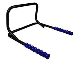 BONINBIKE IVP020, Väggmonterad PORTACICLO 3-sits med hopfällbara stänger Unisex-vuxen, Svart, Unik