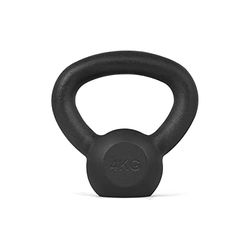 Athlyt Kettlebell gewichten van kg, zwart, uniseks, gietijzeren kettlebells en apparatuur voor krachttraining, voor binnen en in de sportschool, fitness voor thuis, verschillende gewichten in kettlebell van 2 kg, 4 kg, 6 kg, 8 kg