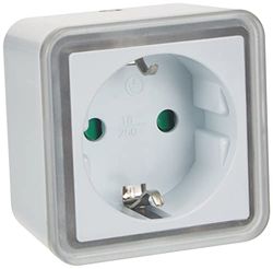 REV Ritter luce LED di notte mini-adattatore, bianco 0029300003