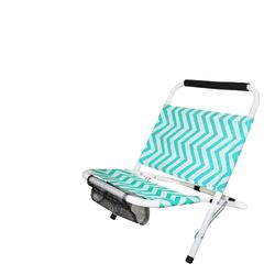 FORNOR 24209 SILLA DE PLAYA ZIGZAG TURQUESA 62 x 47 x