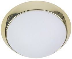 Niermann Standby a + + to e lampada da soffitto, parete – Anello in Ottone Lucidato, HF Sensor, Opale opaco, 35 x 35 x 12 cm