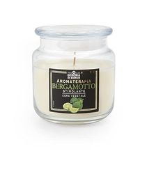 Bougie parfumée en pot Aromathérapie - Bergamote - Stimulant