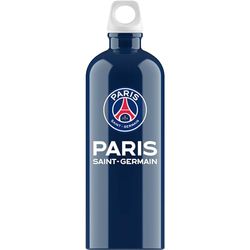 SIGG Traveller PSG, bouteille d'eau en aluminium, certifiée climatiquement neutre, adaptée aux boissons gazeuses, étanche, légère comme une plume, sans BPA, bleue, 1 litre