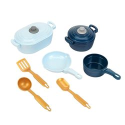 klein ustensiles de Cuisine I Ustensiles de Cuisine Robustes pour Enfants I Comprend Une cocotte, Une Casserole et Une poêle I Jouet pour Enfant à partir de 2 Ans