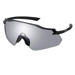 SHIMANO Gafas Y21, Occhiali Ciclismo Unisex-Adulto, Mat Black w/Photochromic Gray (Nero), Taglia Unica