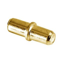 Micel 90352 Portaestante con arandela Rack with Washer, Brass Finish