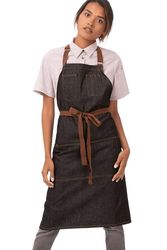 Chef Works AB035-BLK-0 Memphis slabschort zwart, eenheidsmaat, zwart