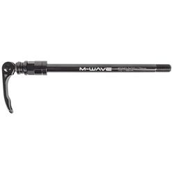 M-Wave Stalwart Axle/Shimano Type, Asse Per Gancio Di Traino Unisex Adulto, Nero, Taglia unica