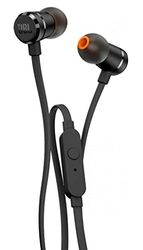 JBL T290 - Auriculares intra-aurais com o poderoso som Pure Bass da JBL (alumínio), preto