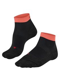 Falke Ru4 Endurance Short W Sso cotone filo funzionale antivesciche 1 paio, Calzini da corsa Donna, Nero Black 3002, 35-36