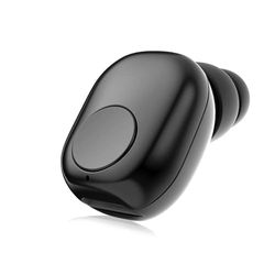 Draadloze Bluetooth-hoofdtelefoon met 55 mAh-batterij. Het elegante zwarte ontwerp maakt hem ideaal om zonder onderbreking van uw muziek te genieten en uw luisterervaring te verbeteren.
