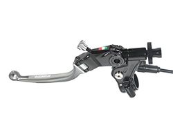 ACCOSSATO Commande d'embrayage à câble avec Levier articulé coloré (Bouton+Levier) avec Micro Inclus pour Benelli Leoncino 500 Trail de 2018 à 2018 CC 500