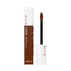 Maybelline New York Pomadka do ust, Super Stay Matte Ink, płynna, matowa i trwała, nr 520 Champion, 5 ml