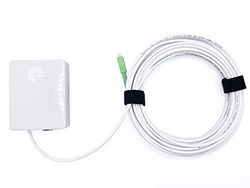 Elfcam® - Cable de fibra óptica reforzado SC/APC a SC/APC Simplex Monomodo (4,0mm), equipado con PTO para Fibra Box (45M)