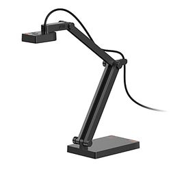 Ipevo V4K Pro Caméra de Documents USB Ultra HD avec Microphone KI pour visualisation en Salle de Classe, enseignement en Ligne, Apprentissage à la Maison, Streaming avec réduction du Bruit Gris Ardoise