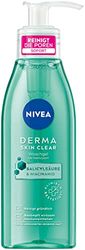 NIVEA Derma Skin Clear Gel detergente (150 ml), pulente per pelli impure, efficace con acido salicilico e niacinamide