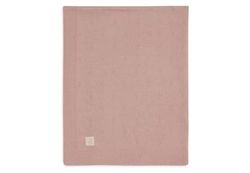 Jollein Couverture Douillette en Tricot pour lit de bébé, Motif Rose Sauvage, 75 x 100 cm, 60% Coton, 40% Acrylique, pour lit de bébé, 1,0 TOG, certifiée Oeko-Tex, modèle de Tricot