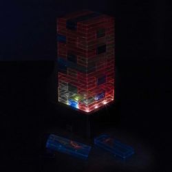 MISTER GADGET, MG3525, Jeu de La Tour Infernale LED', Jeu De La Tour Infernale LED, Couleurs: Orange, Noir, Bleu, Rouge, Jeu de Stratégie pour Adultes ou Enfants