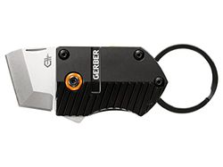 Mini Coltello Tascabile Gerber, Keynote, con Clip Per Cintura e Anello Portachiavi Staccabile, Lunghezza Lama: 2,2 Cm, Acciaio 5Cr15Mov, Manico in Alluminio, 31-003792