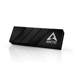 ARCTIC M2 Pro - Koeler voor M.2 2280 SSD, met ARCTIC TP-3 thermische pads, compatibel met PC & PS5, voor dubbel- en enkelzijdige SSD's - Zwart