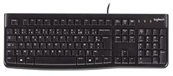 Logitech 920-002525 Keyboard K120 for Business, AZERTY Belgian Layout - Black