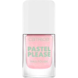 Catrice Pastel Please Nail Polish, nr 010, rosa, långvarig, högpigmenterad, skimrande, färgintensiv, acetonfri, vegansk, utan mikroplastiska partiklar, utan parfym, 1-pack (10,5 ml)