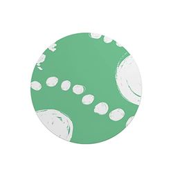 Questo Casa, Round Digital Printed Mouse Pad, Non-Slip Base, for Office and Home, Diameter:22cm