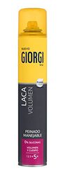 Giorgi Line - Laca Volumen, Laca Manejable de Acabado Natural, 0% Siliconas, Fijación 5- 300 ml