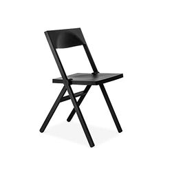Alessi Piana ASPN9017 - Design klapstoel, glasversterkt polypropyleen, zwart