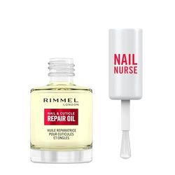 Rimmel London Nail Care Cuticle Repair Oil, återställande fuktgivande olja för naglar och nagelband, vegansk formel med E-vitamin, 8 ml