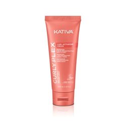Kativa Curly Plex Curl Activator Cream 240 ml | Onde e Riccioli | Definizione e Ricostruzione | Con Nano-Bond Complex, Shea Butther e semi di lino.
