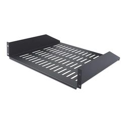 StarTech.com Étagère 2U Ventilée pour Rack Serveur, Profondeur de Montage 41,5cm, Plateau pour Rack/Armoire 19", Max. 20kg