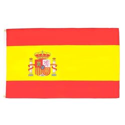 BANDIERA SPAGNA 150x90cm - BANDIERA SPAGNOLA 90 x 150 cm - AZ FLAG