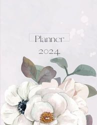 Floral Weekly Planner - Perfect Gift For Yourself and Your Loved Once. Modern 8.5in x 11in Weekly Planner and To - Do List