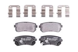 HELLA PAGID 8DB 355 016-221 Conjunto de pastilhas de travão T2138 espessura 15,9 mm sistema de travões comando com avisador acústico de desgaste, por exemplo. HYUNDAI / KIA