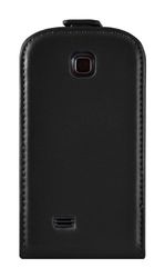 Ideus CAMINILEABK-Custodia per Samsung Galaxy Mini, con chiusura magnetica, colore: nero